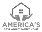A logo for twin lake adult family home