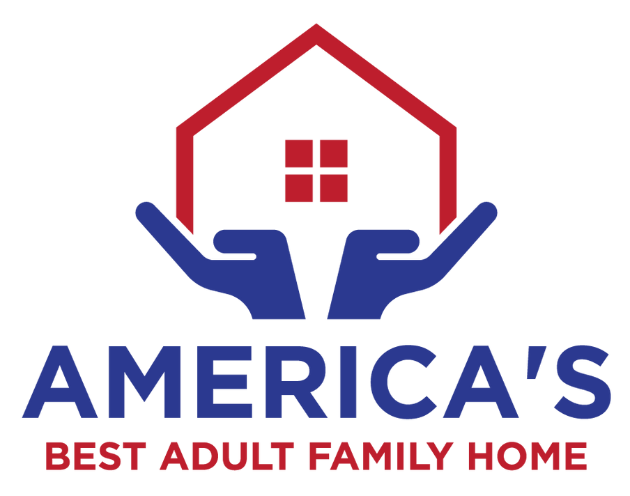A logo for america 's best adult family home