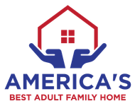 A logo for america 's best adult family home