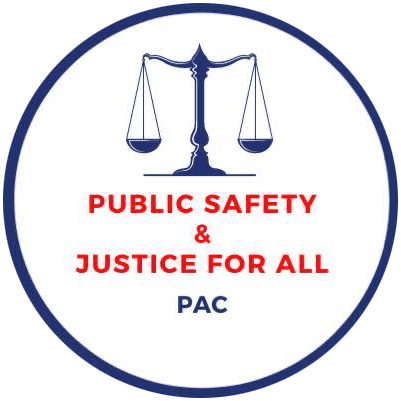A logo for public safety and justice for all pac