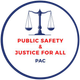 A logo for public safety and justice for all pac