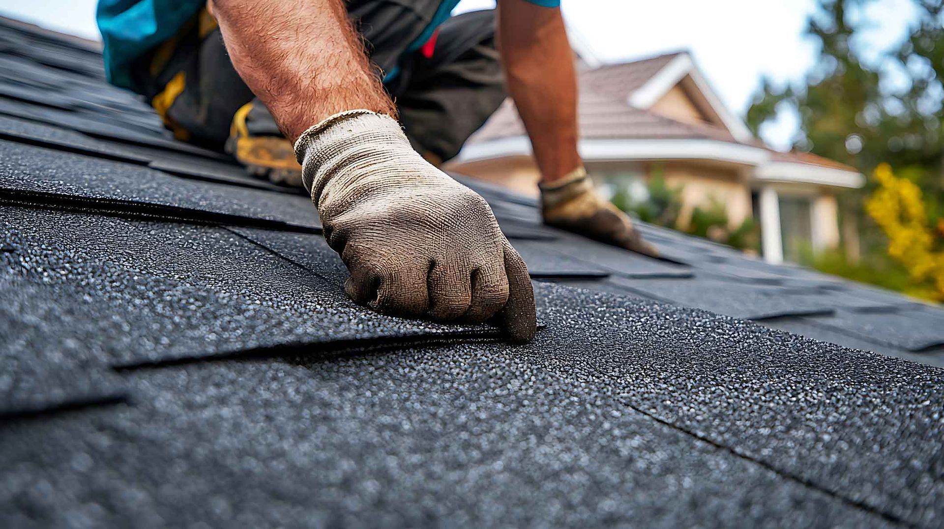 Expert contractor providing residential roofing services with durable asphalt shingles.