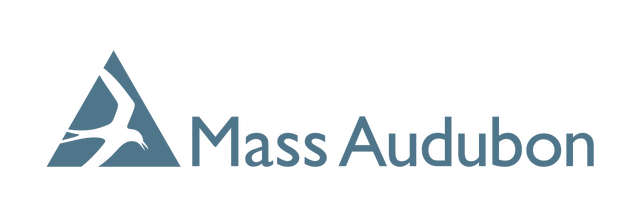The Mass Audubon logo: a gray triangle containing a stylized bird silhouette next to the text "Mass Audubon."