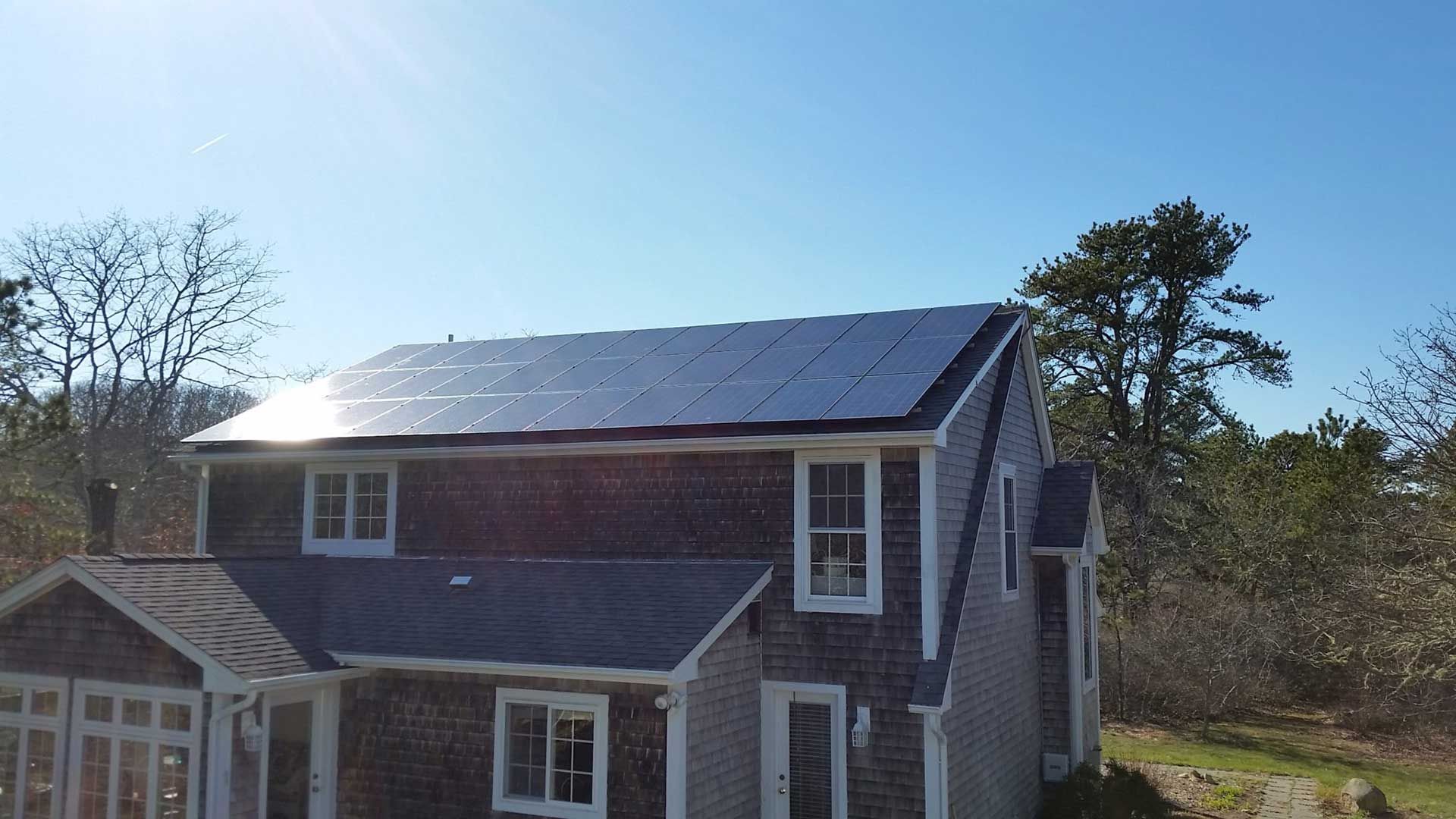 8.58kW Solar Installation in Vineyard Haven