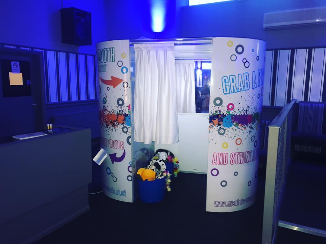 Photo Booth set up for a 21st birthday party in Hebburn.