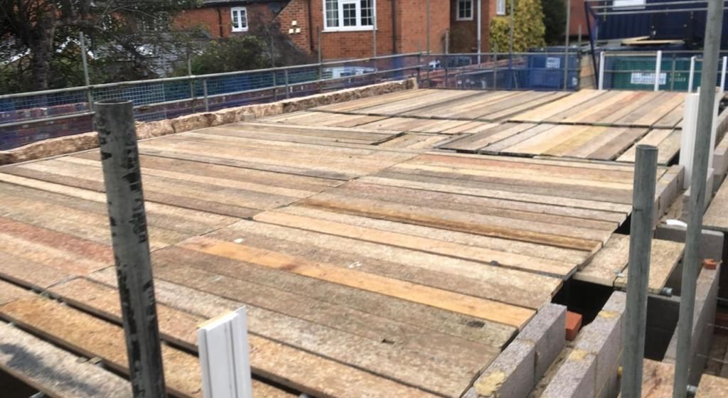 second floor extension scaffold access Guildford