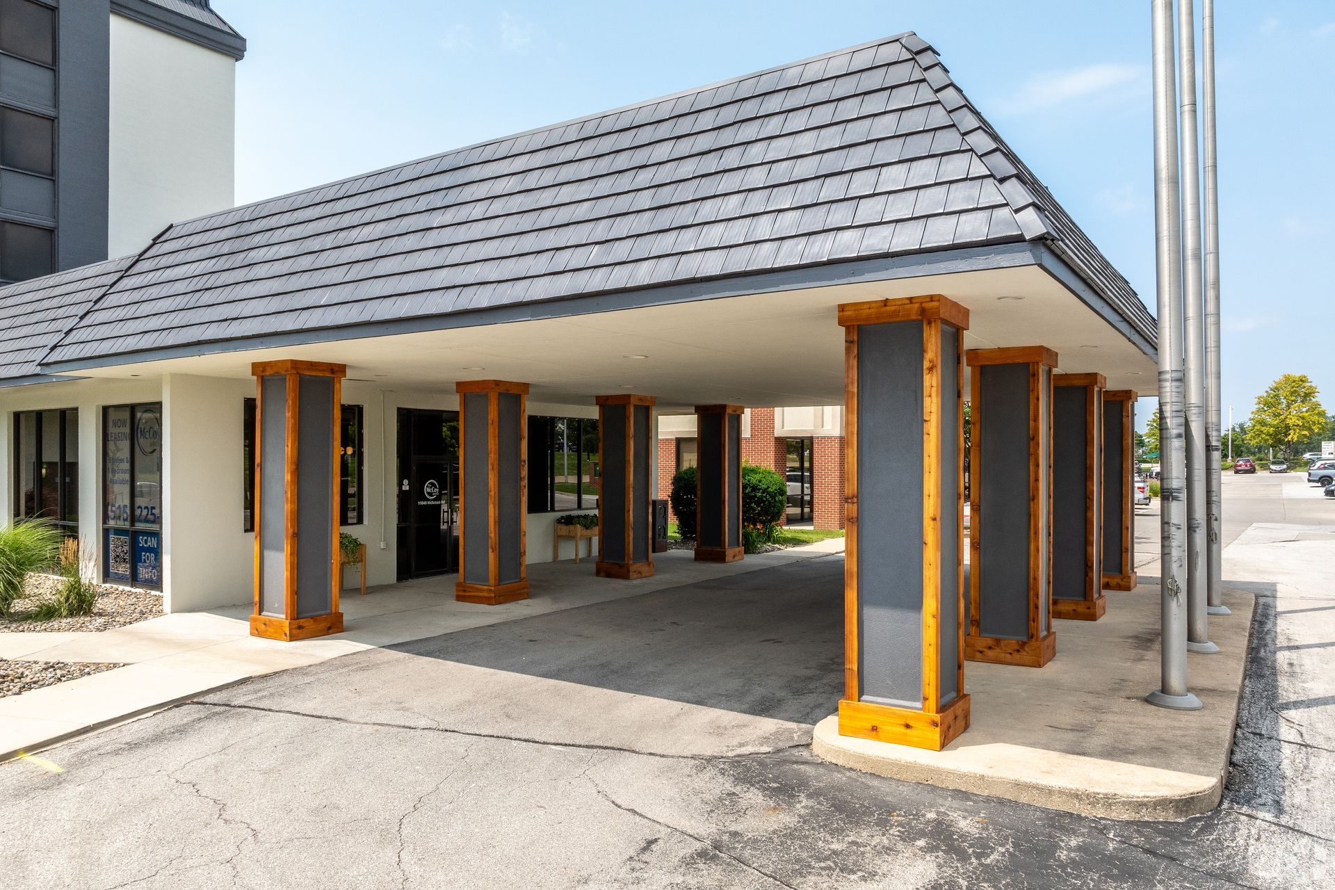 The McCoy @ 8035 Apartments For Rent Lobby Entrance Drive Up