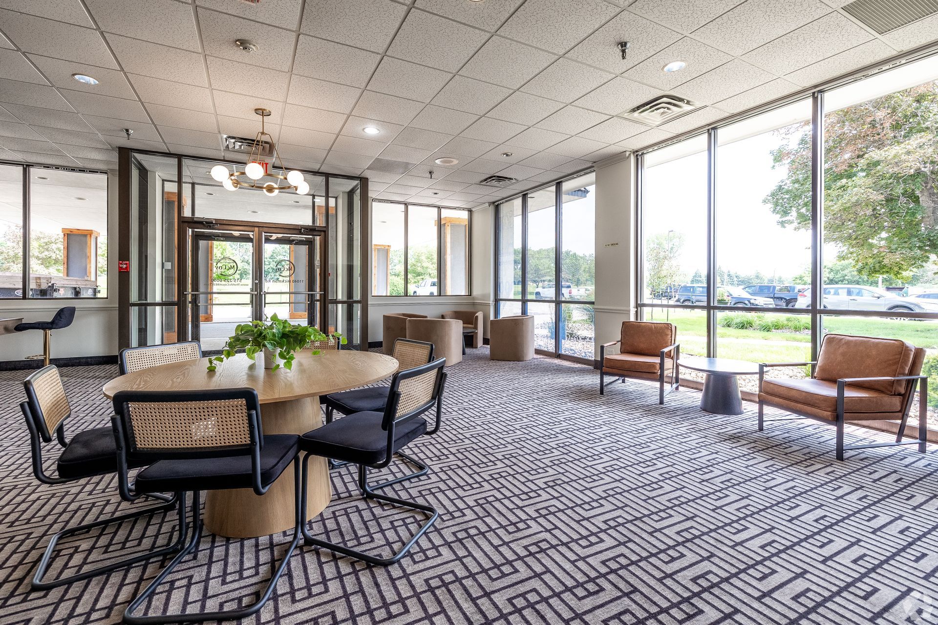 The McCoy @ 8035 Apartments For Rent Leasing Office Seating