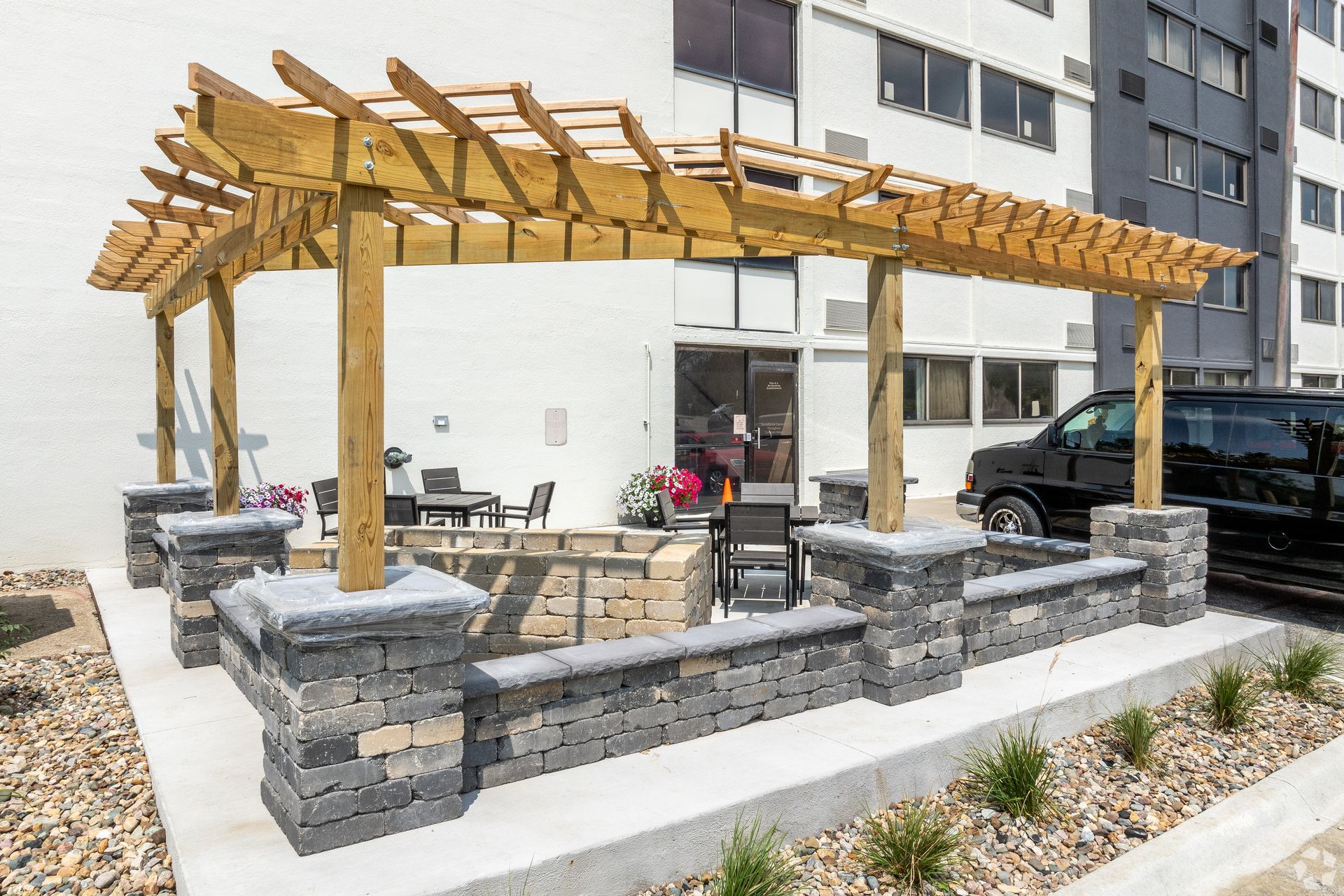 The McCoy @ 8035 Apartments For Rent BBQ Area
