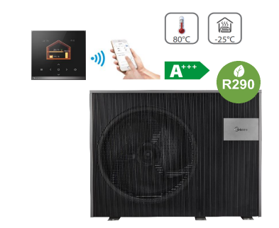 Midea monoblokiniai oras-vanduo šilumos siurbliai