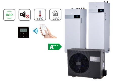 Midea M-Thermal Arctic su vandens šildytuvu