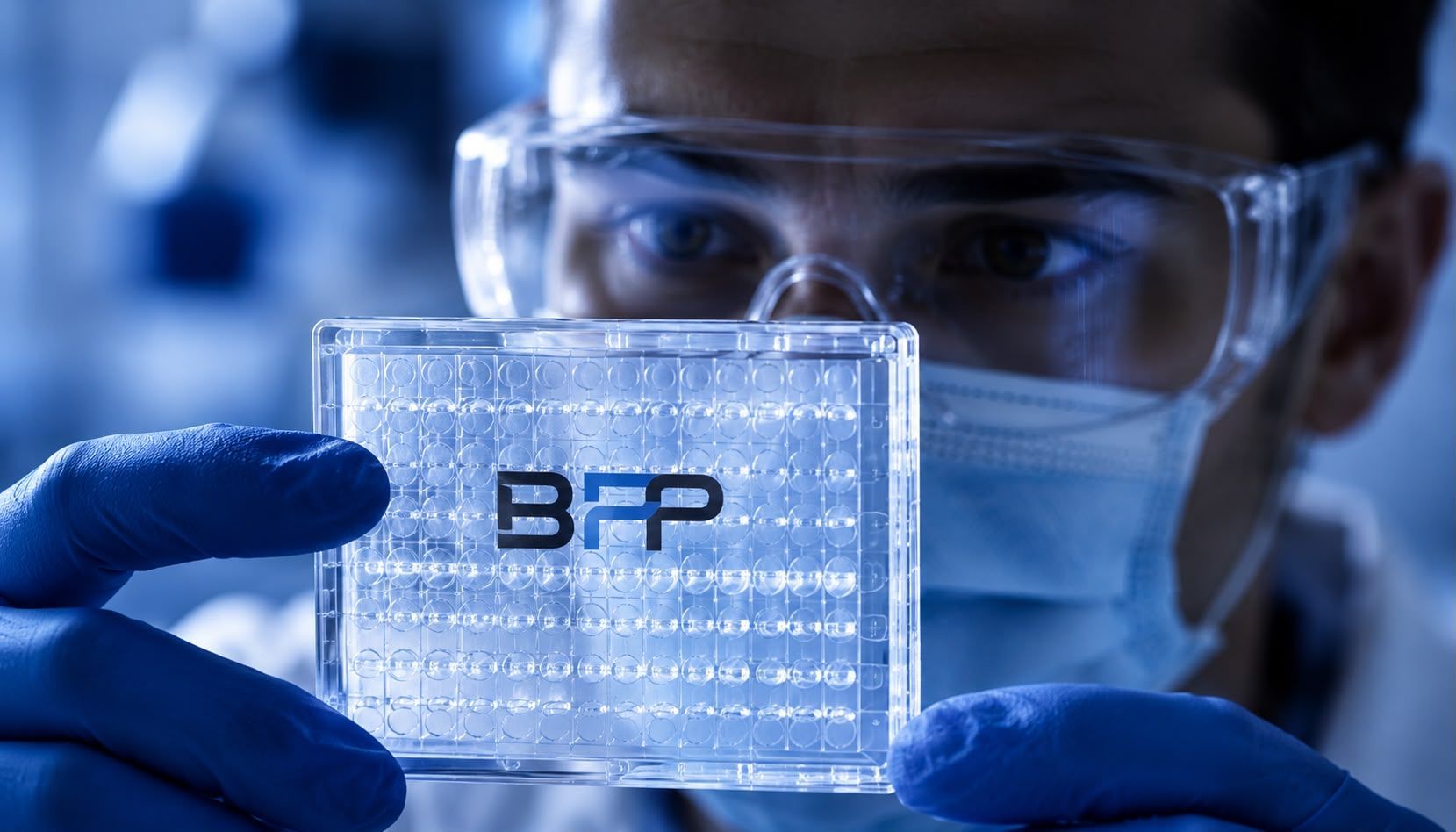 Lab technician reviewing a certificate of analysis
