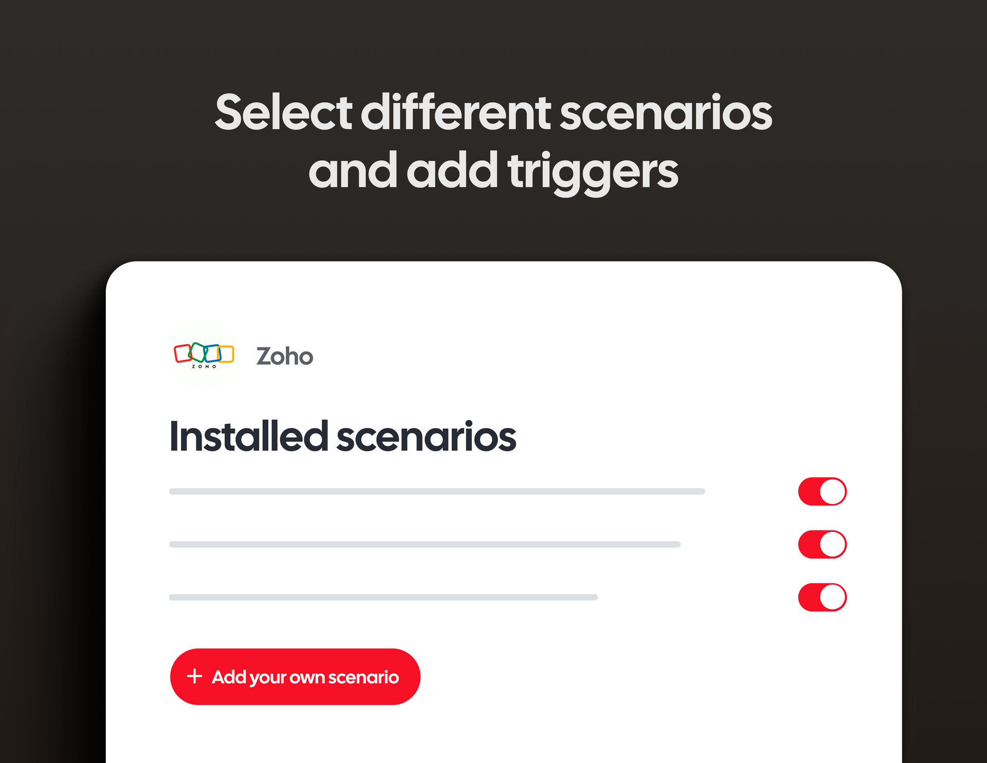 Zoho Connector Screenshot 5