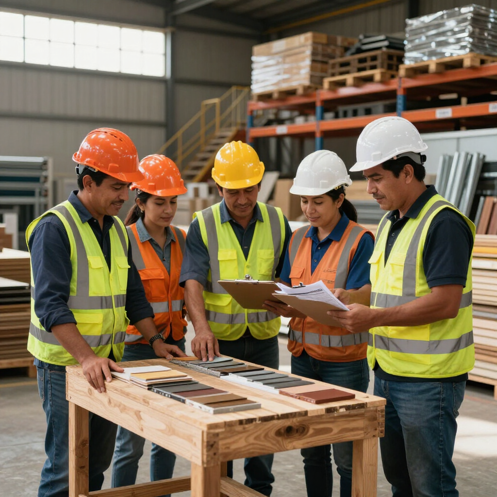 Equipo revisando pedidos