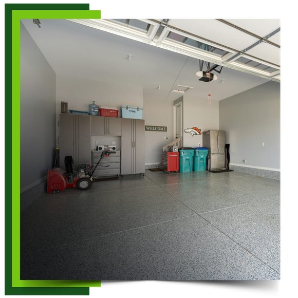 A clean garage