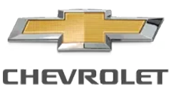 Chevrolet logo with gold bowtie emblem and gray wordmark on white background