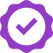 A purple circle with a check mark inside of it. | Phil's Complete Auto Repair