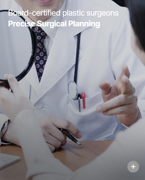 Board-certified surgeons planning surgery