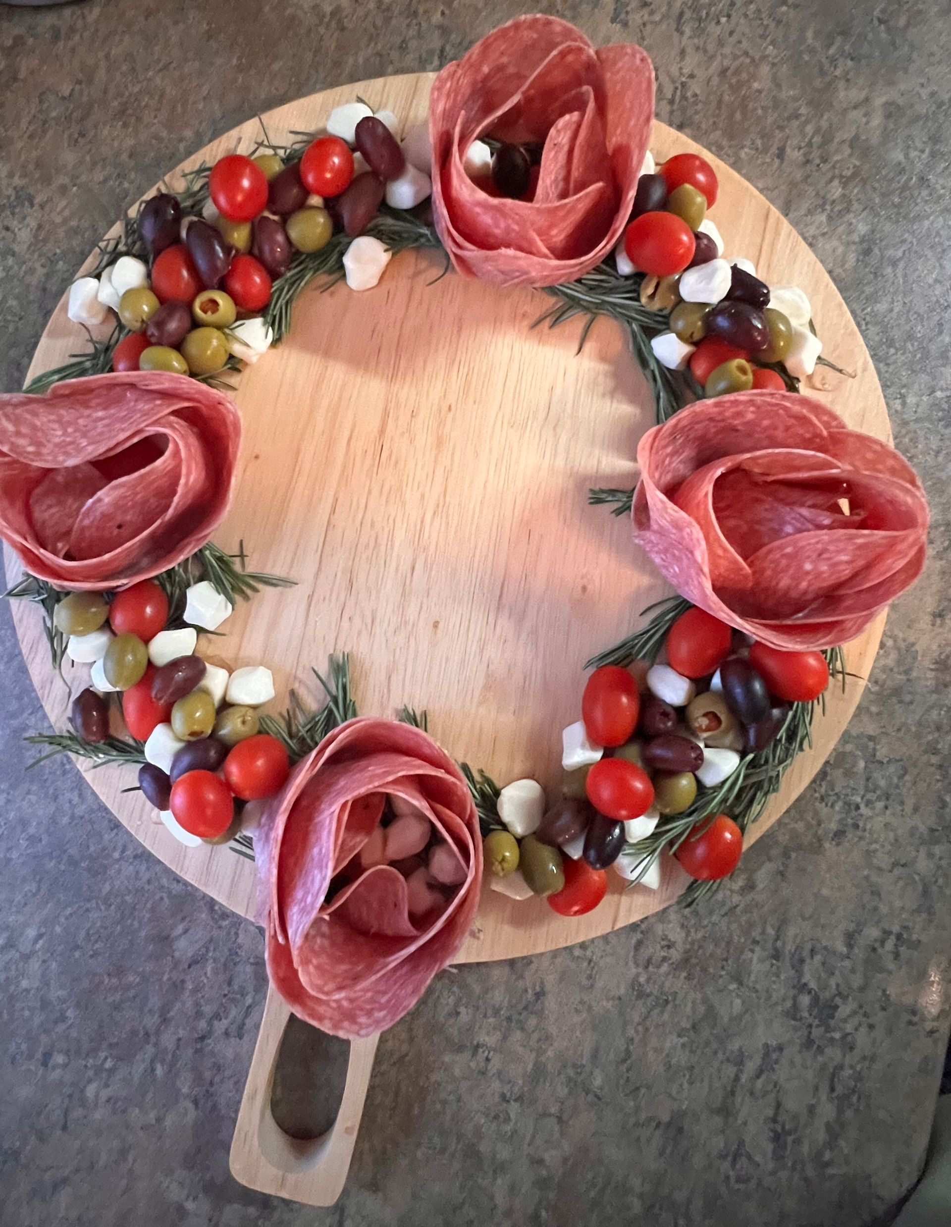 A Charcuterie Board Prepared by Honey Puddle Food & Farm in Hallsville, MO. Call for Meal Prep.