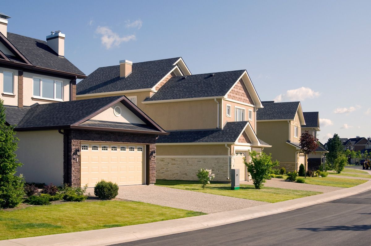 Suburban Houses — Springfield, MA — Sun Roofing Inc Suburban Houses — Springfield, MA — Sun Roofing Inc