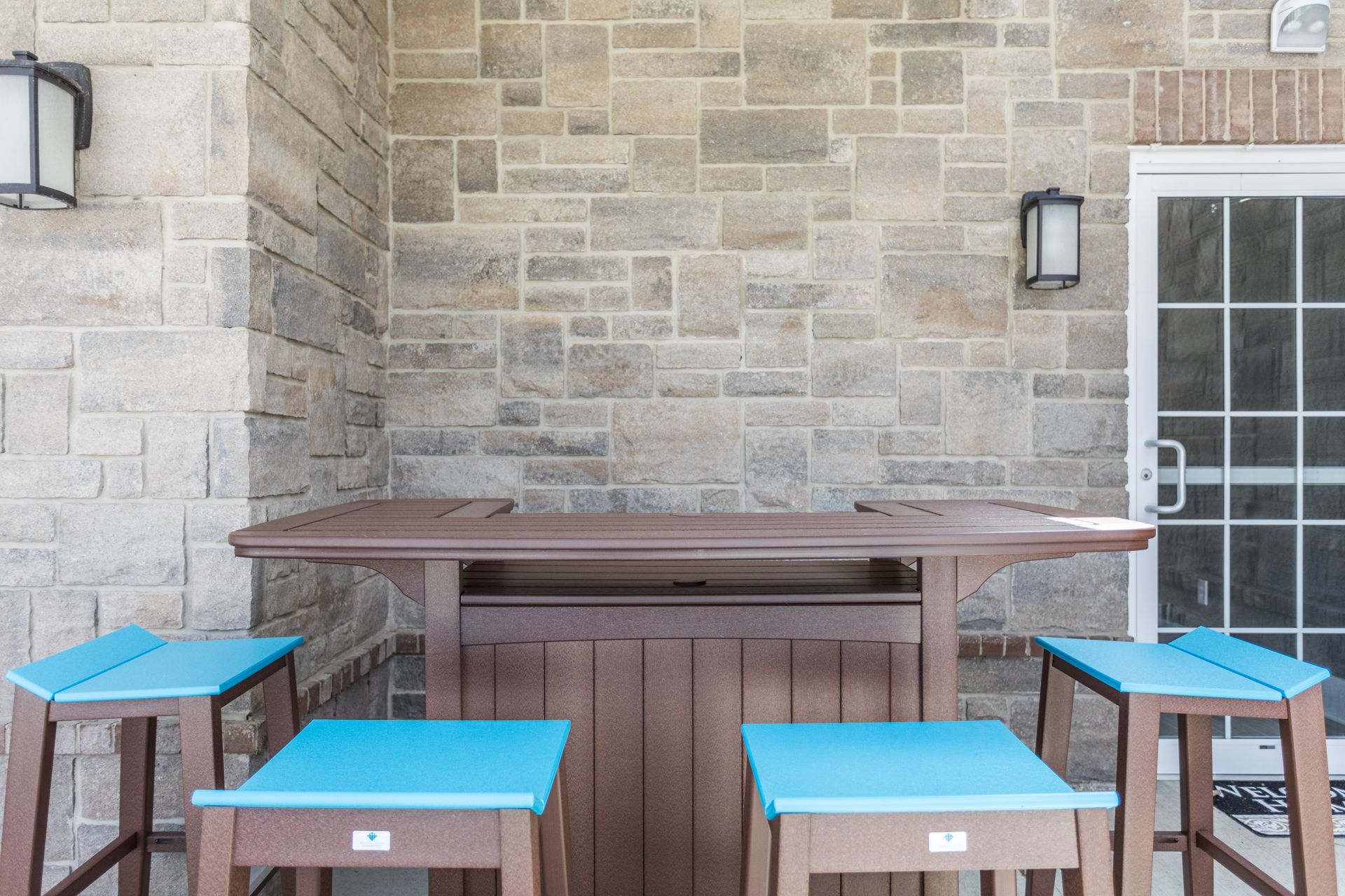 photo of exterior seating area