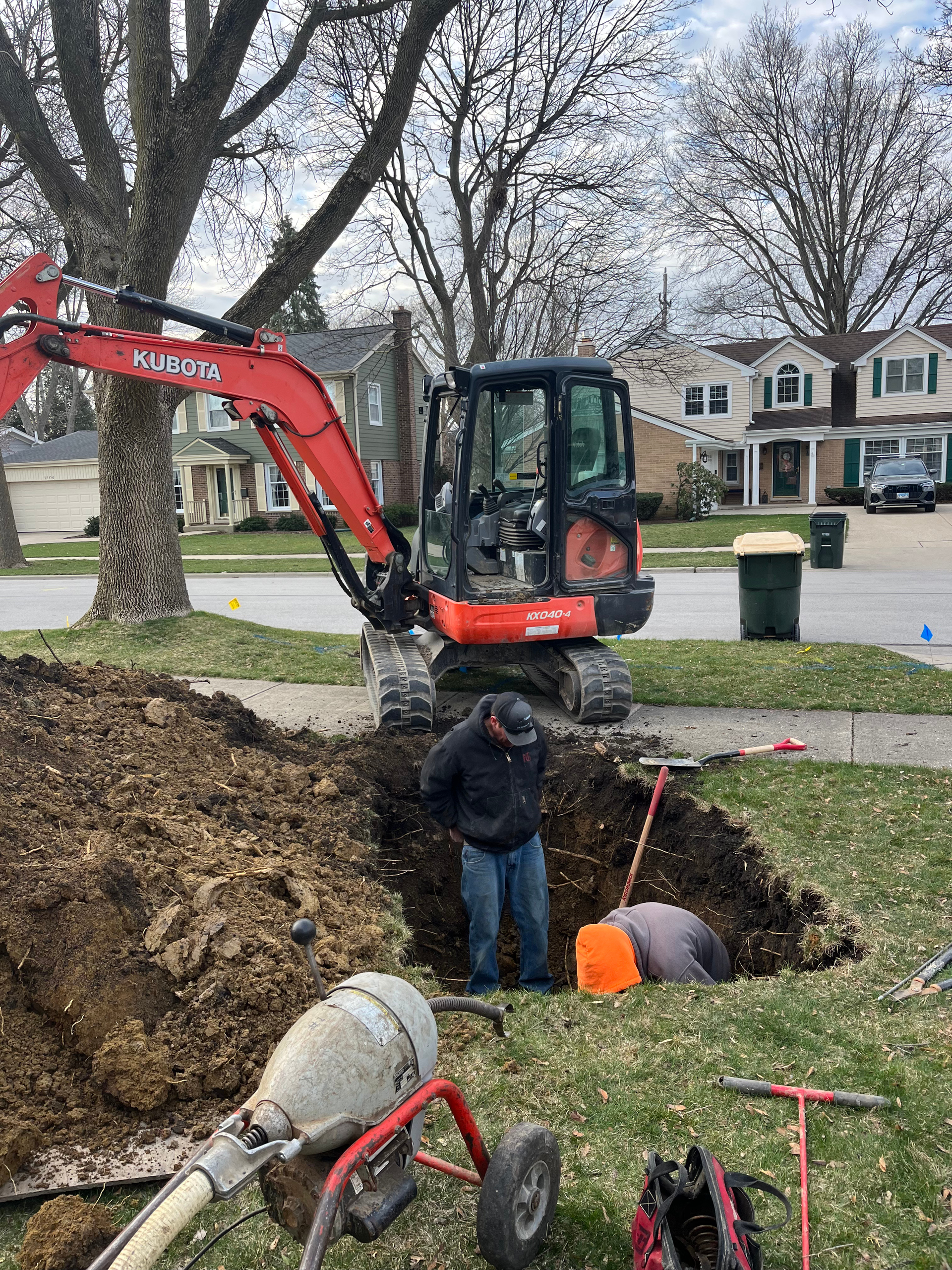 PLACEHOLDER — replace with real H2O trenchless lead water line replacement job photo.