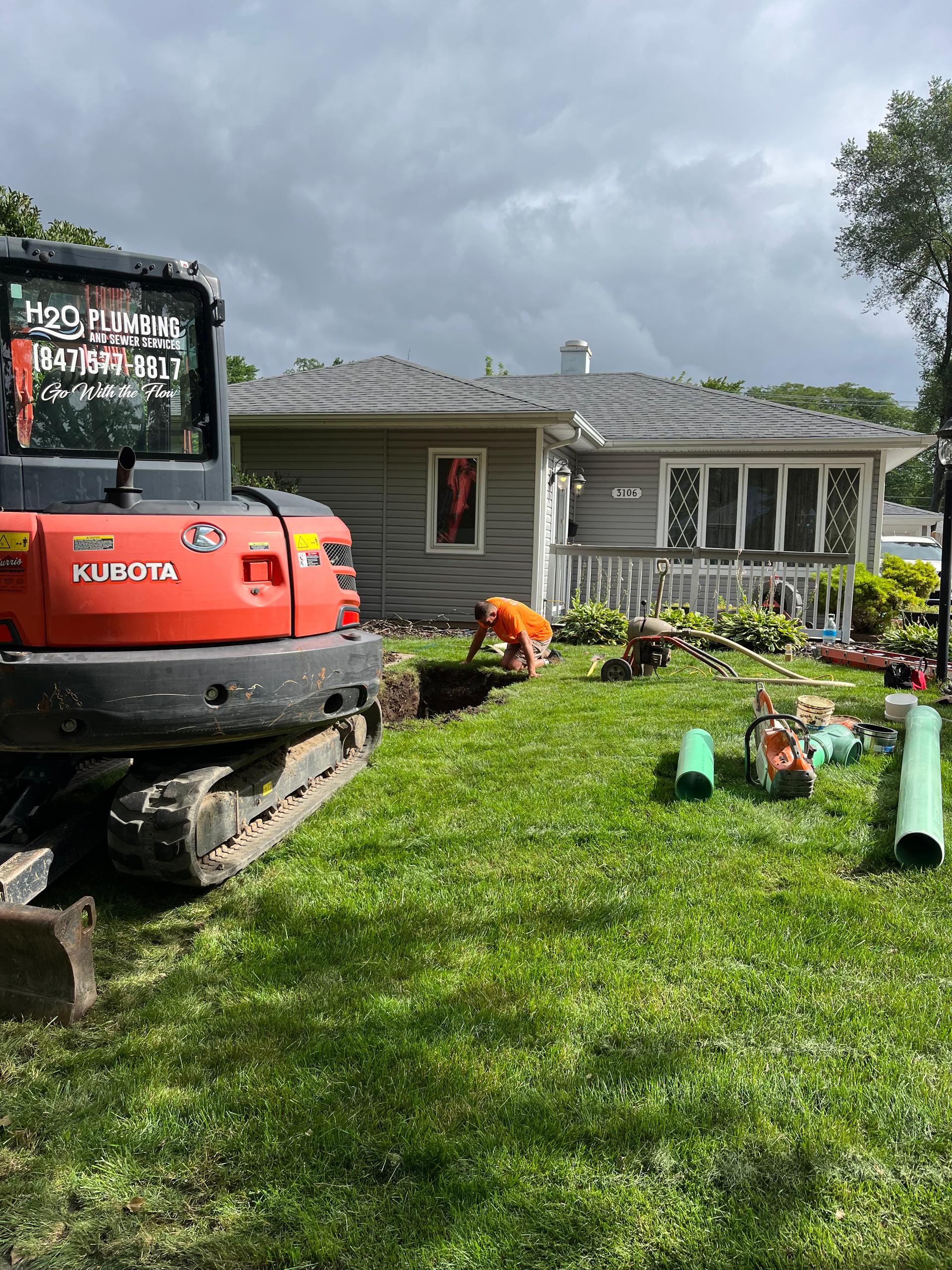 PLACEHOLDER &mdash; replace with lead water line excavation job photo