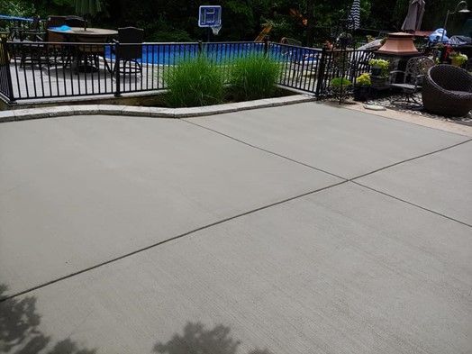 A Concrete Flooring Near a Pool - Wentzville, MO - Nelson Concrete & Construction