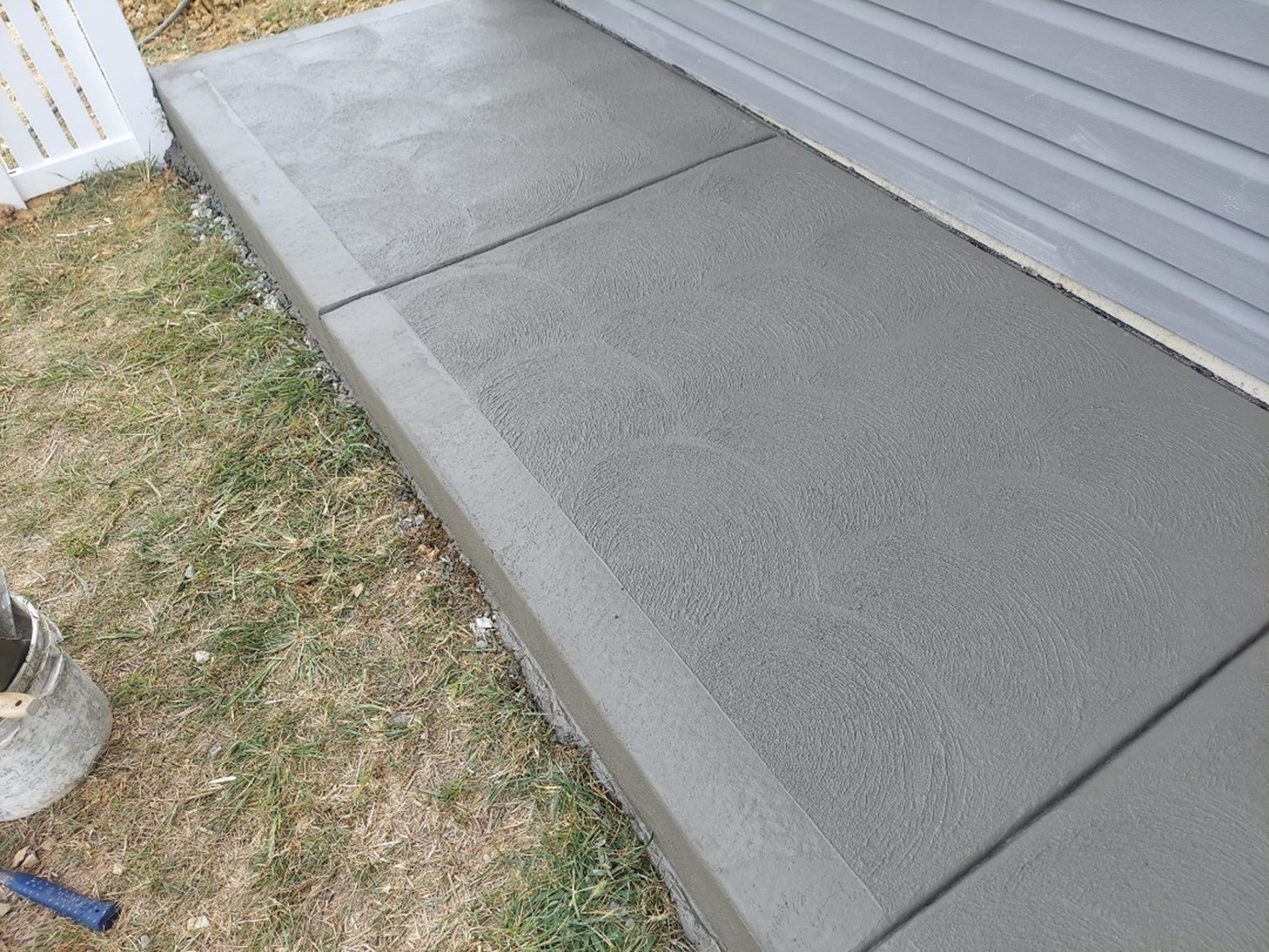 Newly Installed Concrete Sidewalk - Wentzville, MO - Nelson Concrete & Construction