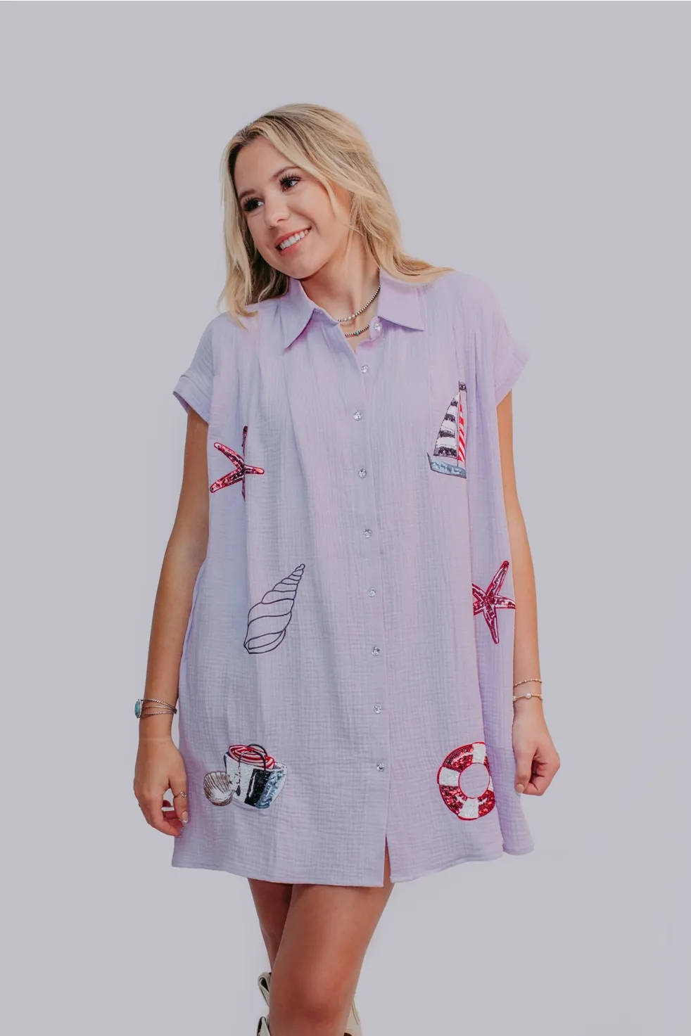 Sequins Beach Life Dress