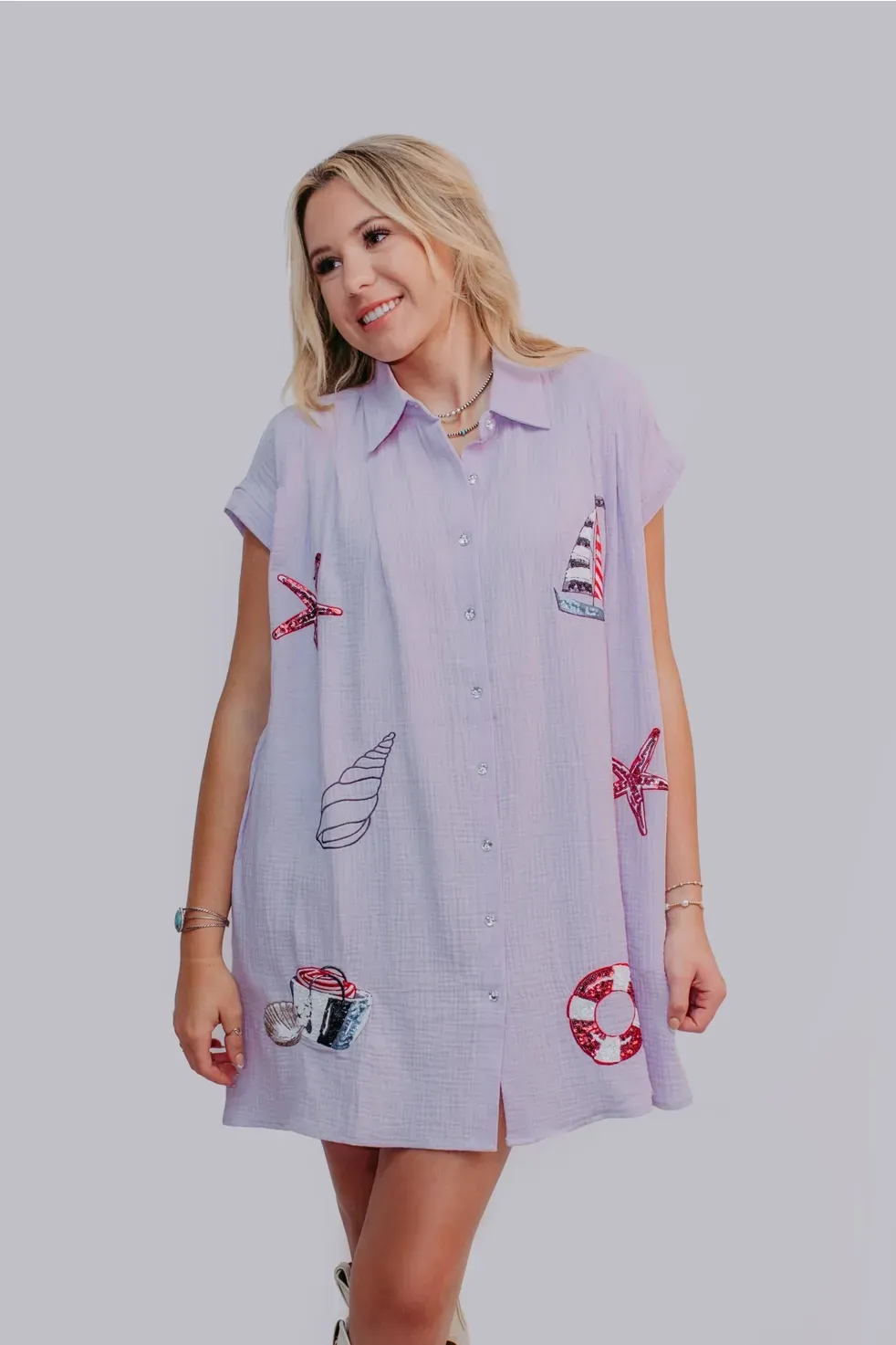 Sequins Beach Life Dress