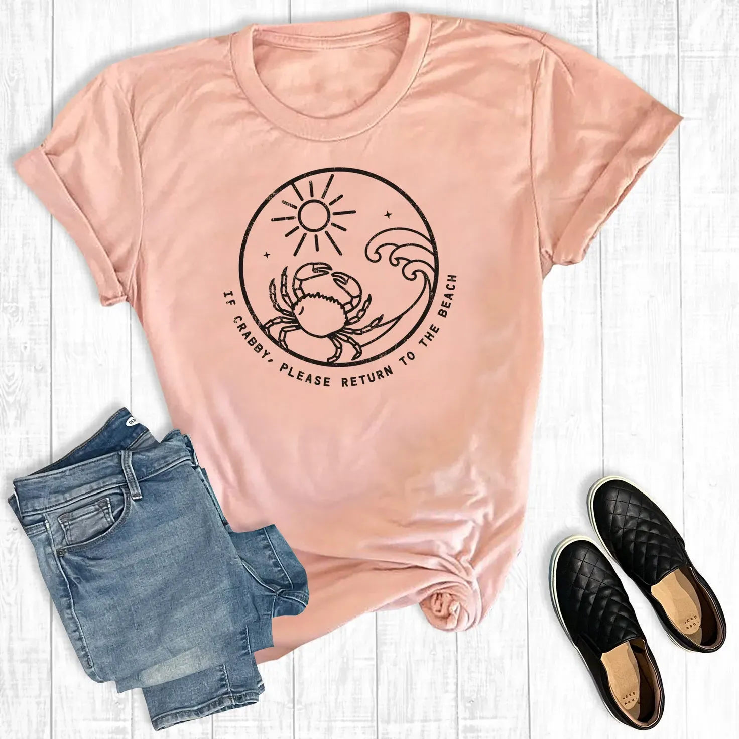 Funny Summer If Crabby Graphic Tee