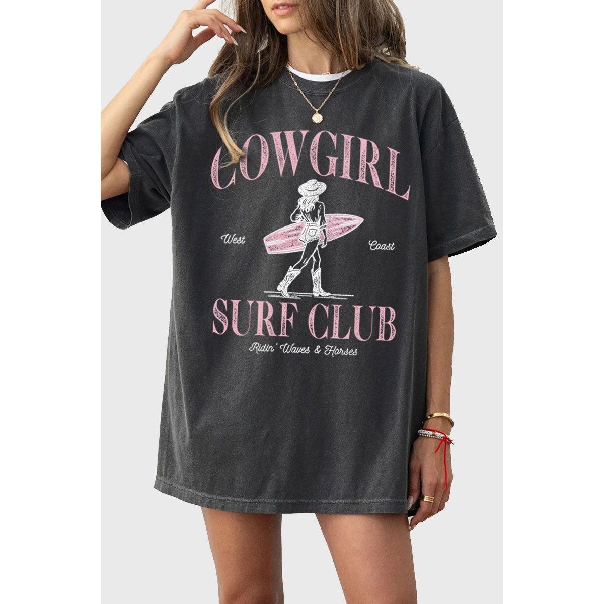Cowgirl Surf Club Mineral Graphic Tee