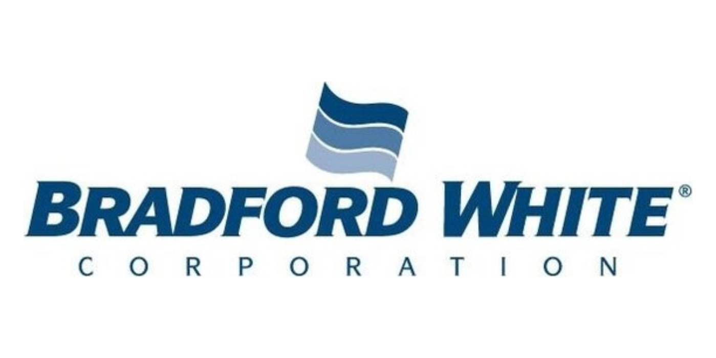 Bradford white corporation logo on a white background