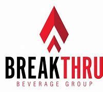 The breakthru beverage group logo is a red and black logo with an arrow pointing up.