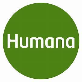 The humana logo is in a green circle on a white background.