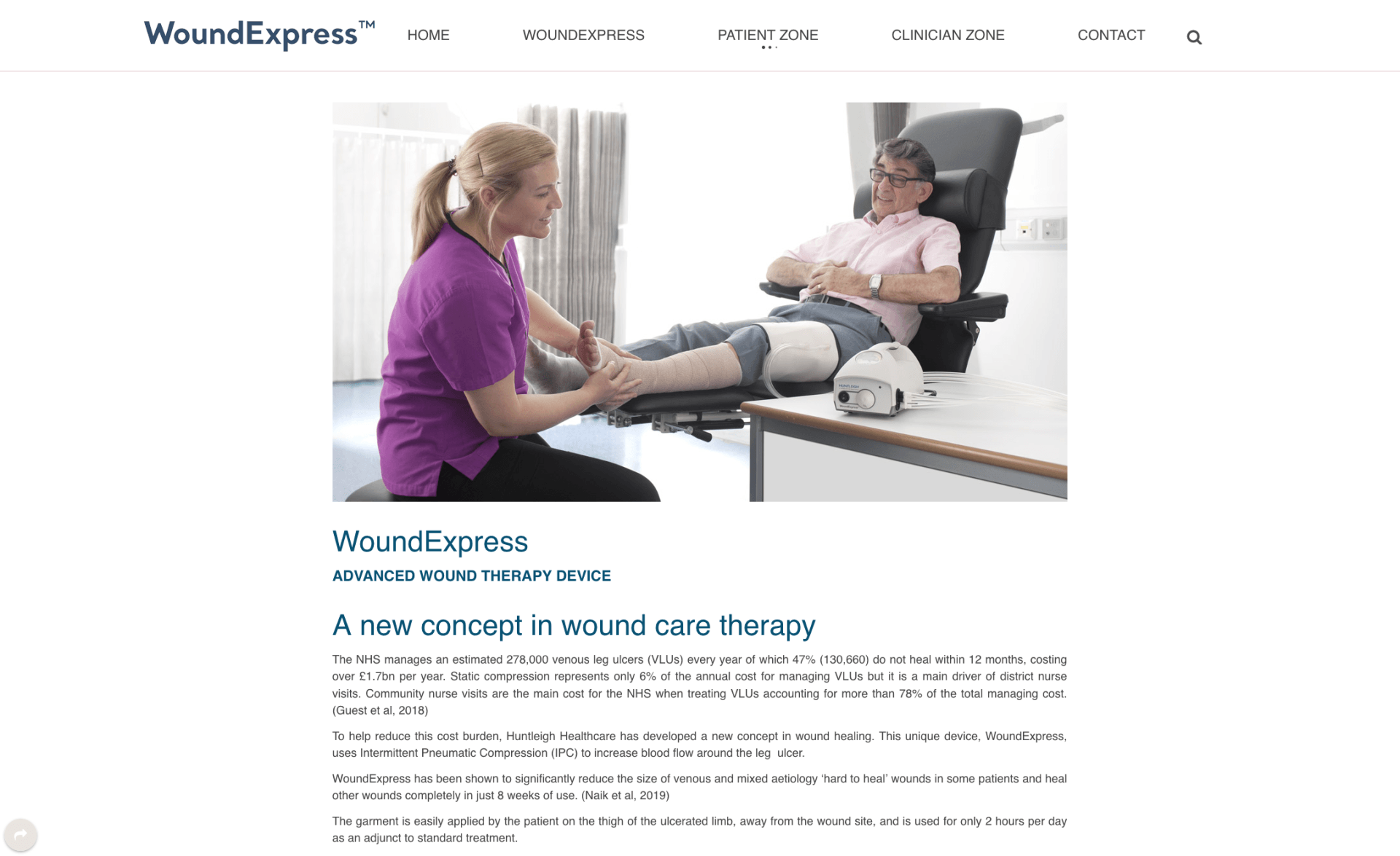 WoundExpress site