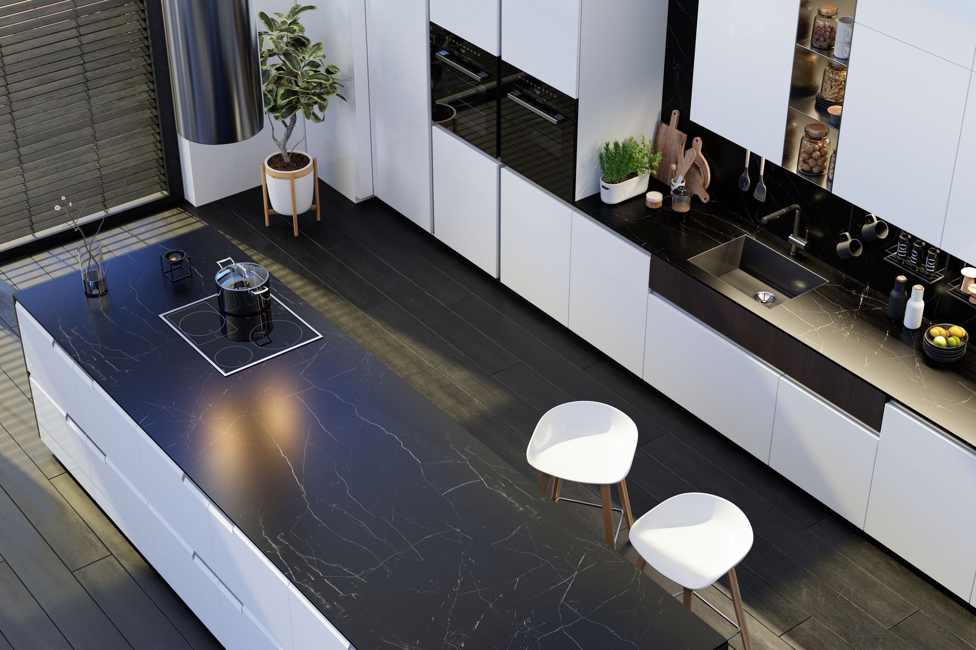 Top View Of Beautiful Kitchen — Kogarah, NSW — One Touch Plumbing Top View Of Beautiful Kitchen — Kogarah, NSW — One Touch Plumbing