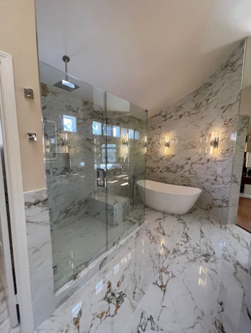 Shower glass