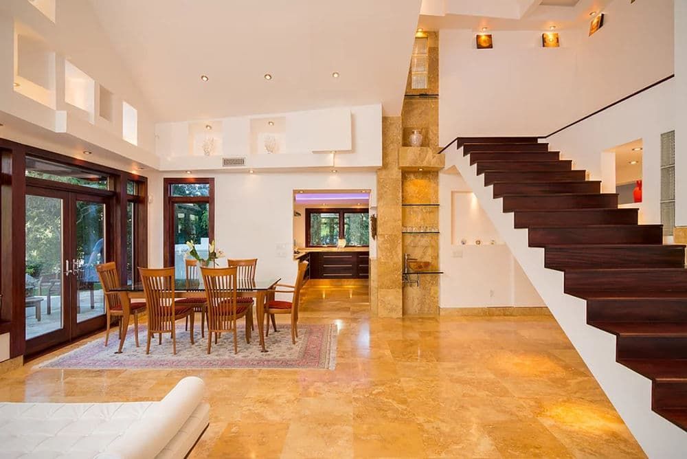 Wide living room