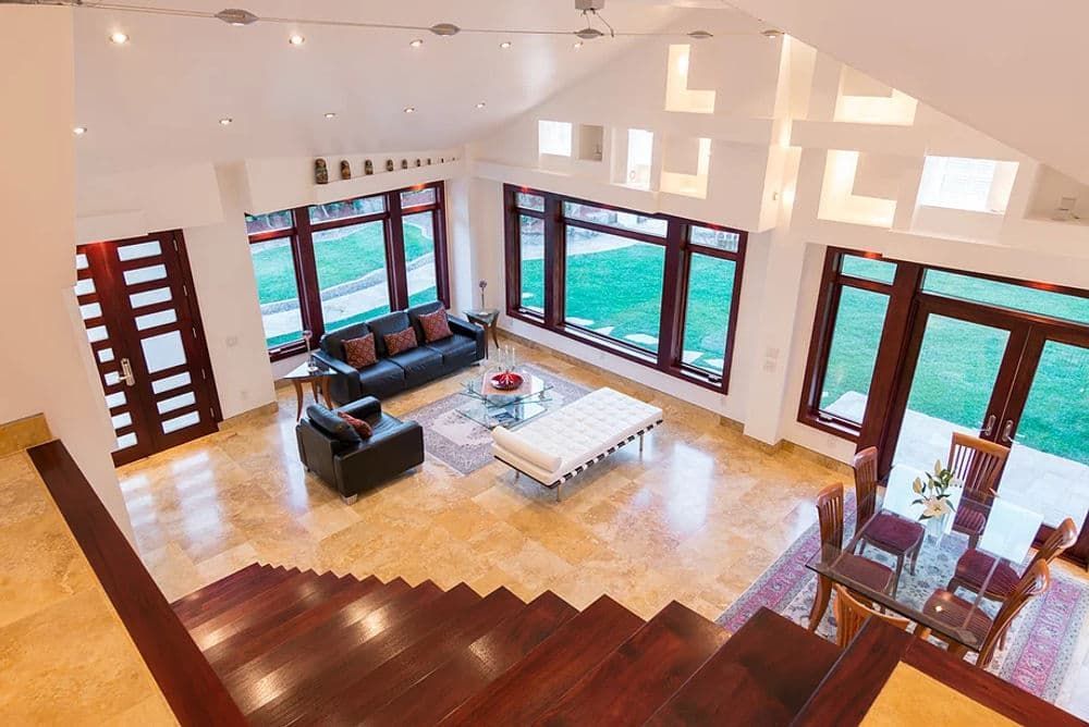 View about the house