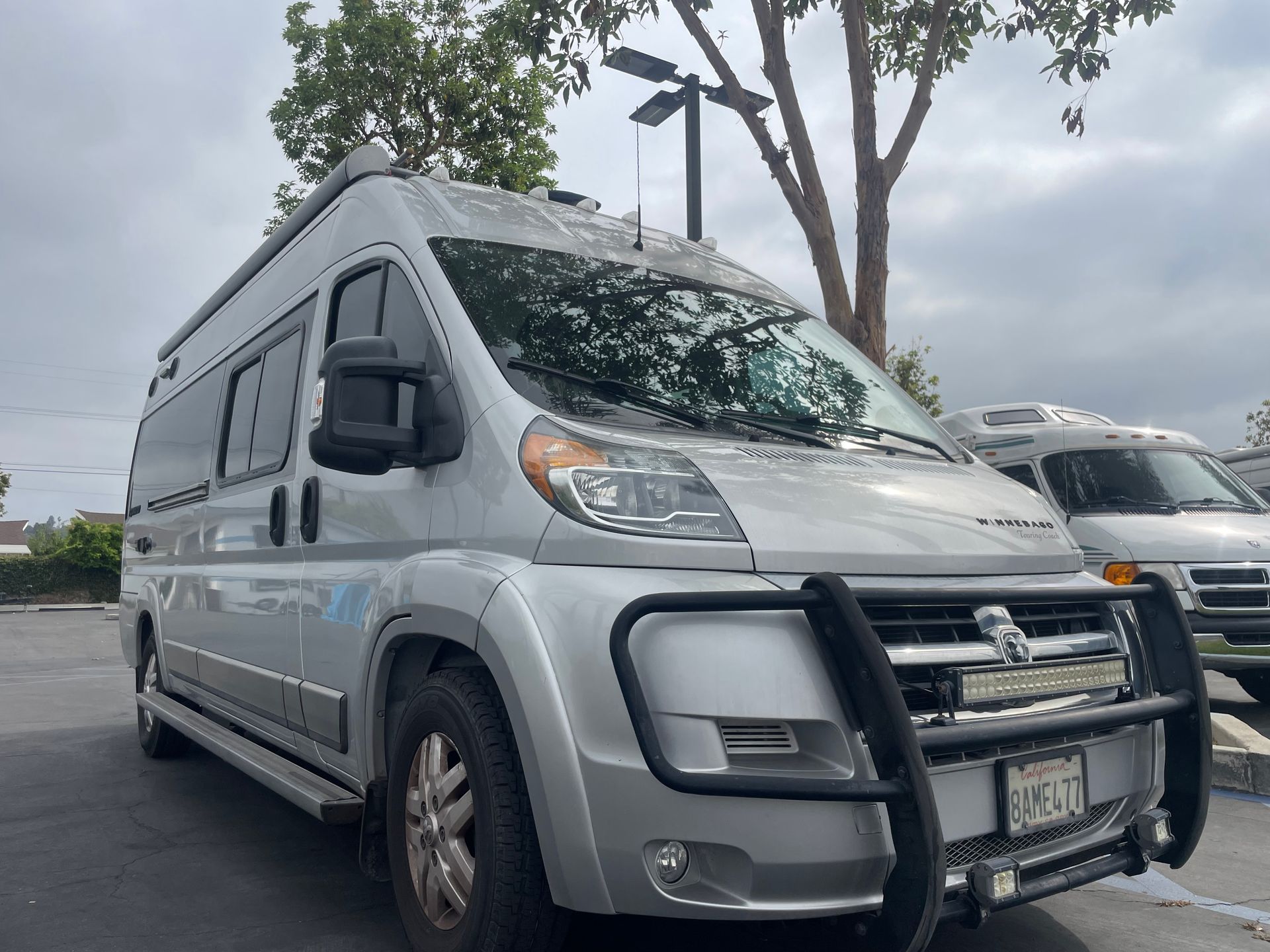 Winnebago Travato Front left for sale in california