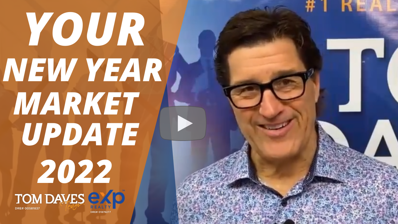 New Year Market Update 2022 Tom Daves of Exp Realty, YouTube Thumbnail: Your New Year Market Update 2022