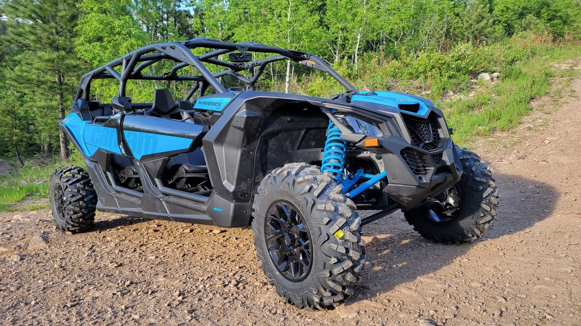 UTV on a mountain trail