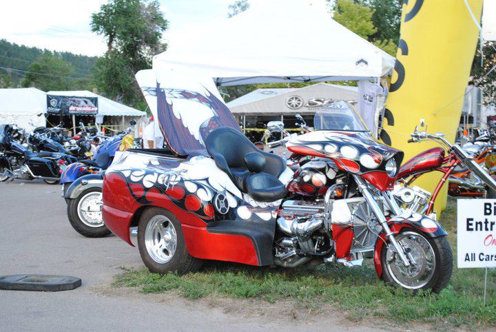 Sturgis Rally participant's motorcycle