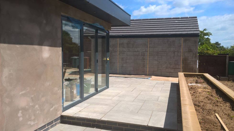 Exterior cement Rendering by buildjunky.com