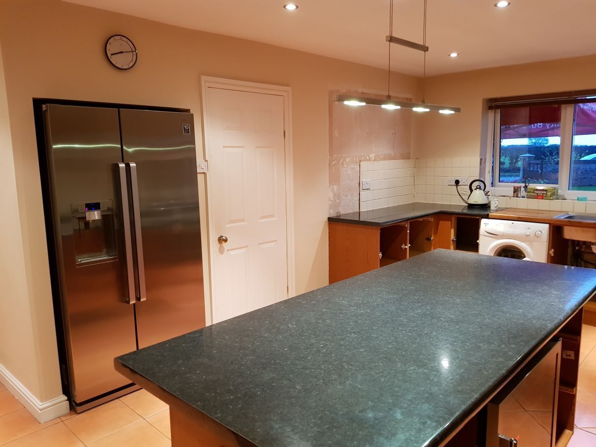 new kitchen and stone floors bespoke quality by buildjunky.com