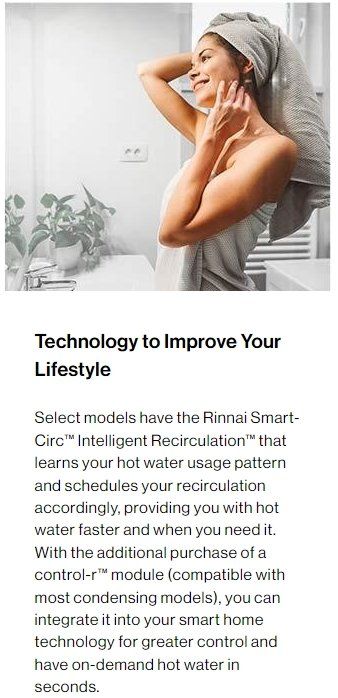 Rinai Tankless Water Heaters | Guntersvill, AL and Huntsville, AL