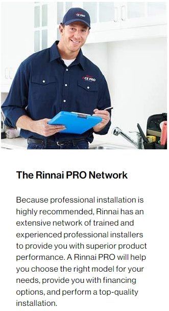Rinai Tankless Water Heaters | Guntersvill, AL and Huntsville, AL