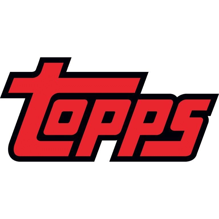 Topps logo: red wordmark with black outline.